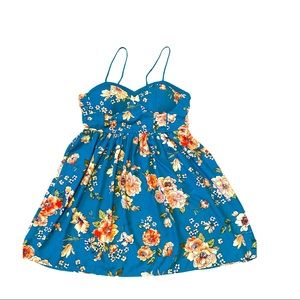 Mini Dress Size L Floral Print